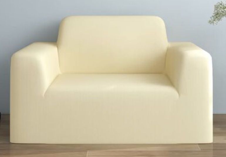 Coussins: vidaXL Stretch-Sofahusse Creme Polyester-Jersey – Neuf avec emballage d'origine à Bottenwil par topshop 1