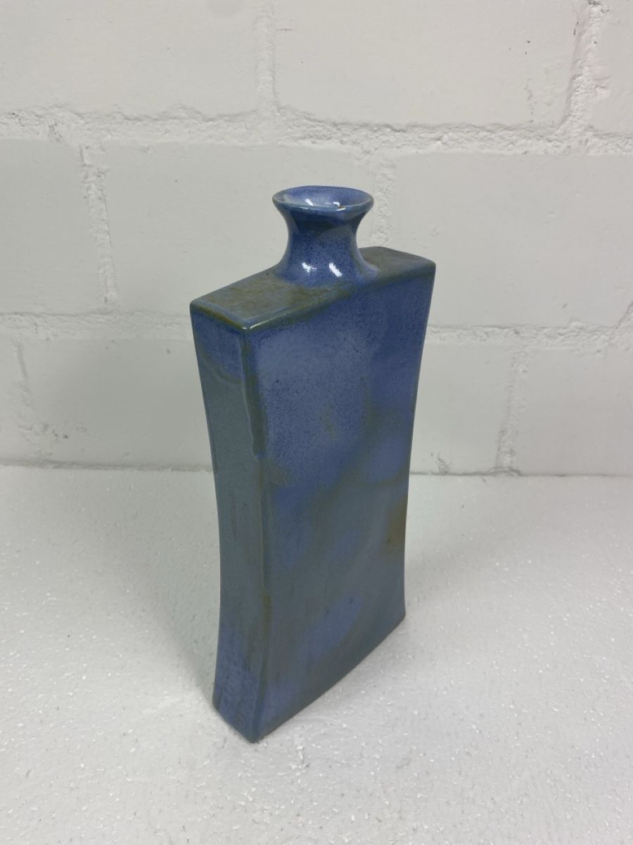 Vasi & Recipienti: Design Keramik Vase blau flache Form – Usato da sursee venduto da trilli-tralli 7