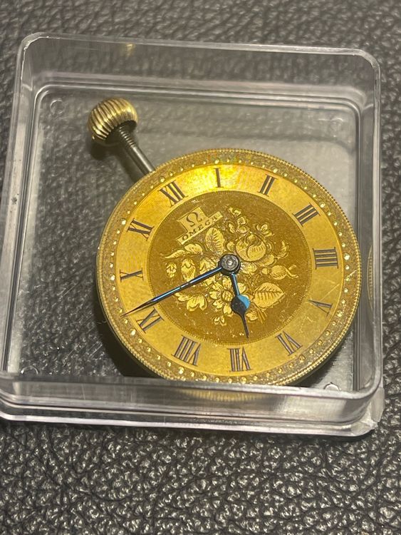 Cadran De Pendule Ou Pendulette Zenith - Diamètre 85,5 Mm, Argenté, Pour Mouvement 8 Jours, Occasion