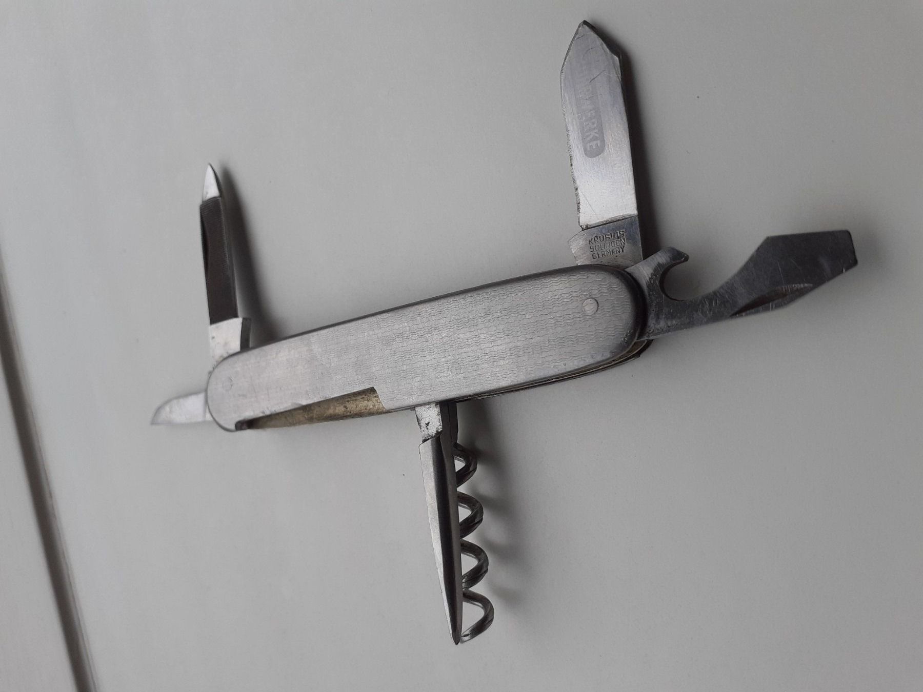 Taschenmesser: Taschenmesser(Borwerke, Krusius Solingen) – Gebraucht aus Möhlin von dom_96nf