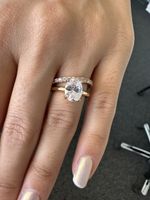 Eleganter Damenring in Goldoptik mit Zirkonia ✨
