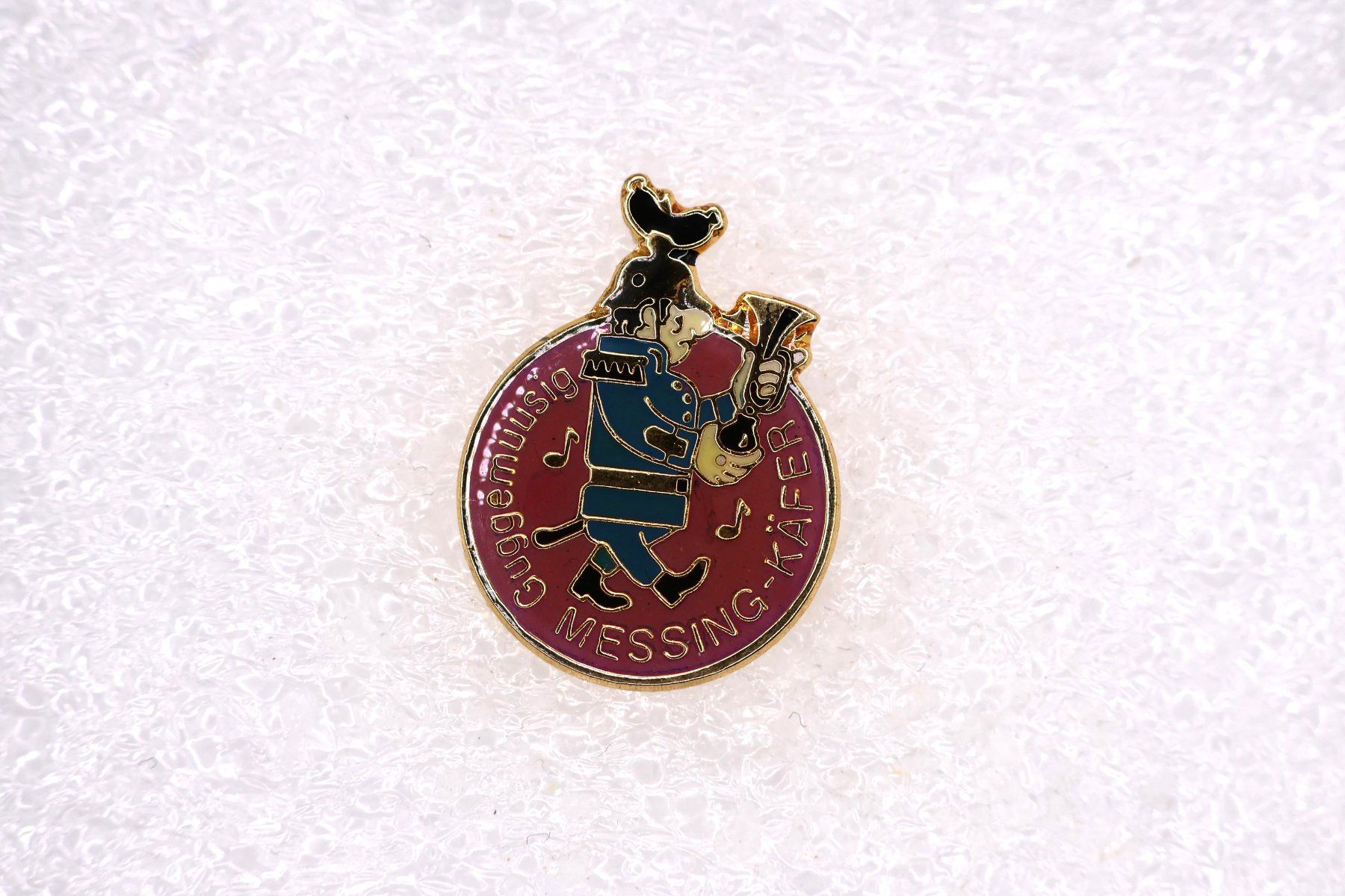 Placchette & Badge: Gugge Muusig  MESSING-KÄFER – Usato da Winterthur venduto da Sammleroase