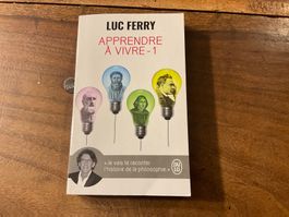 Livre poche Luc Ferry "Apprendre à vivre"