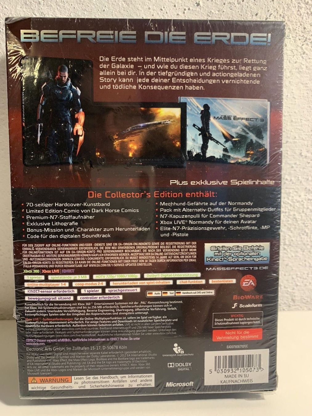 Giochi: MASS EFFECT 3 COLLECTOR'S EDITION N7 PAL – Nuovo e nell'imballaggio originale da Dättwil AG venduto da Ermes54 2