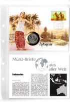 Indonesien_1987_Münzbrief mit Beschreibung