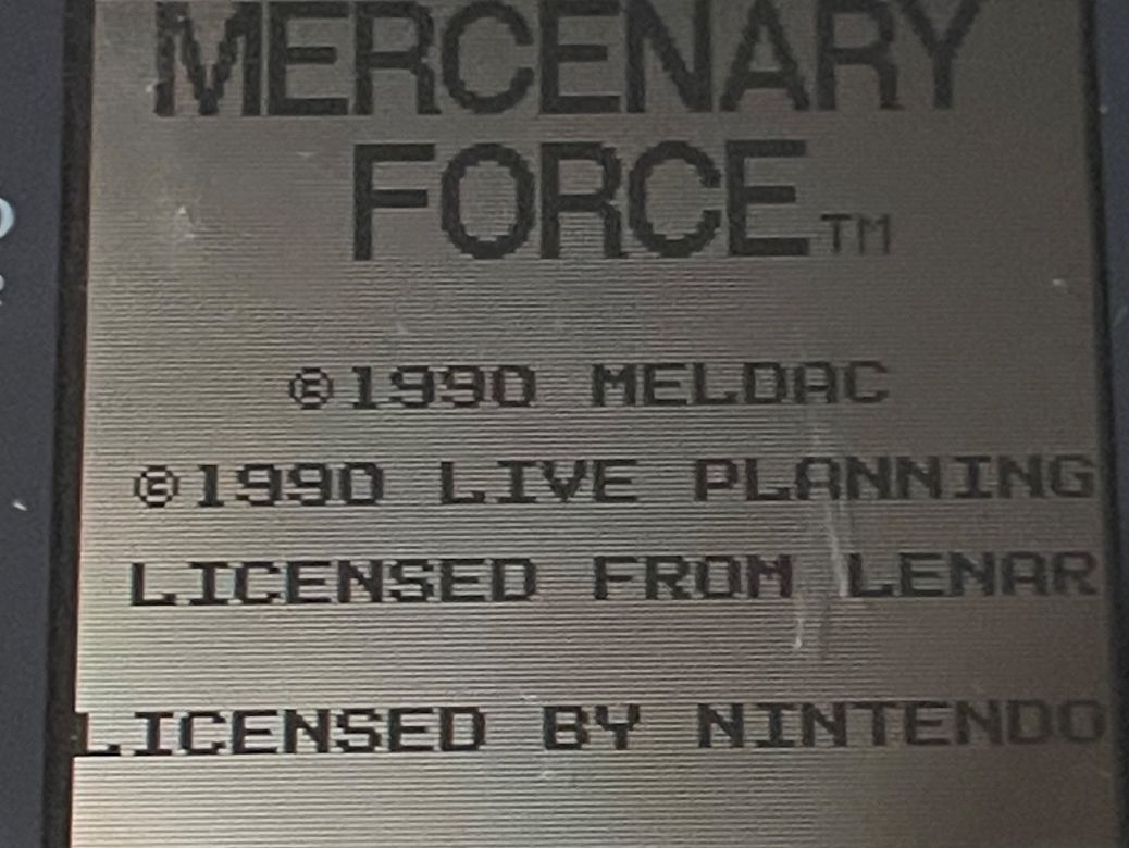 Nintendo Spiele: Mercenary Force - Game Boy Klassiker - schlechter Zustand! – Gebraucht aus Zuerich von Dorsi 2