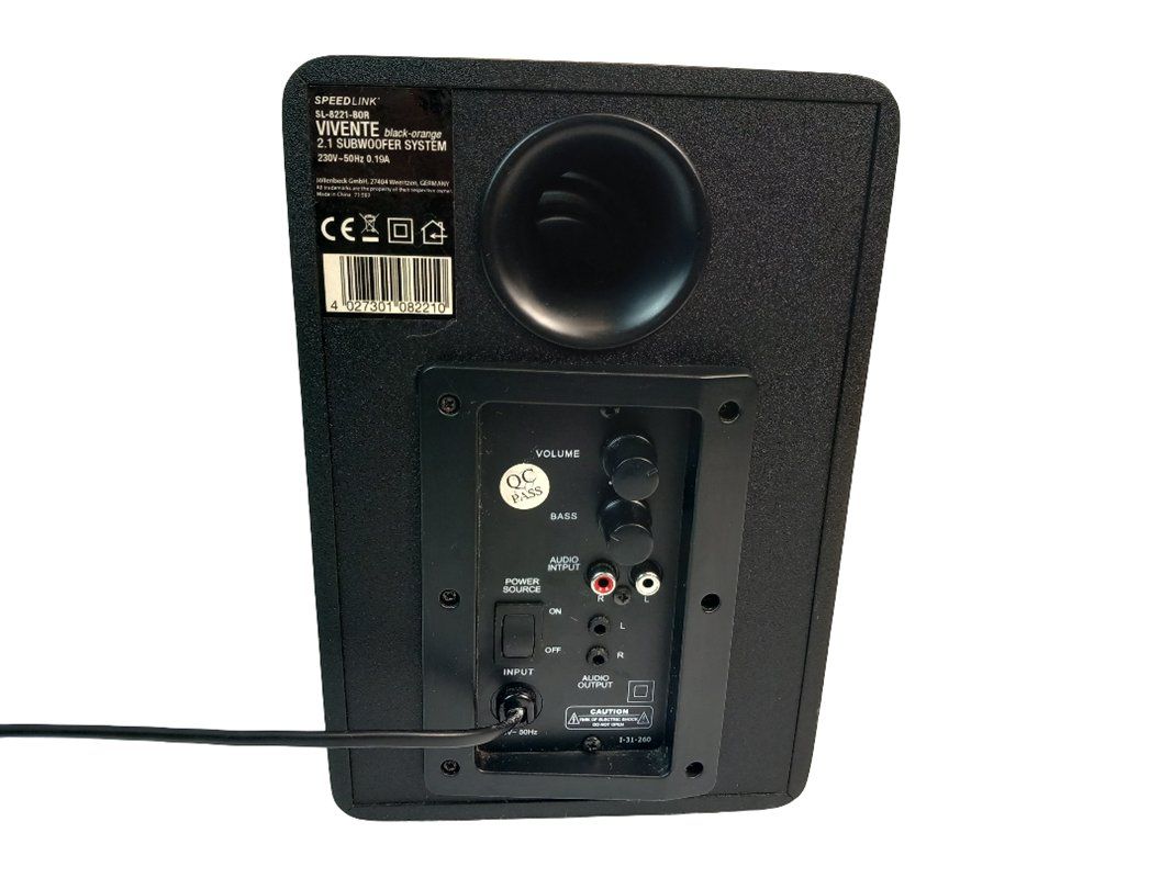 Casse acustiche: VIVENTE 2.1 Subwoofer System, black-orange – Usato da Hünenberg venduto da Restwert_Zug 4