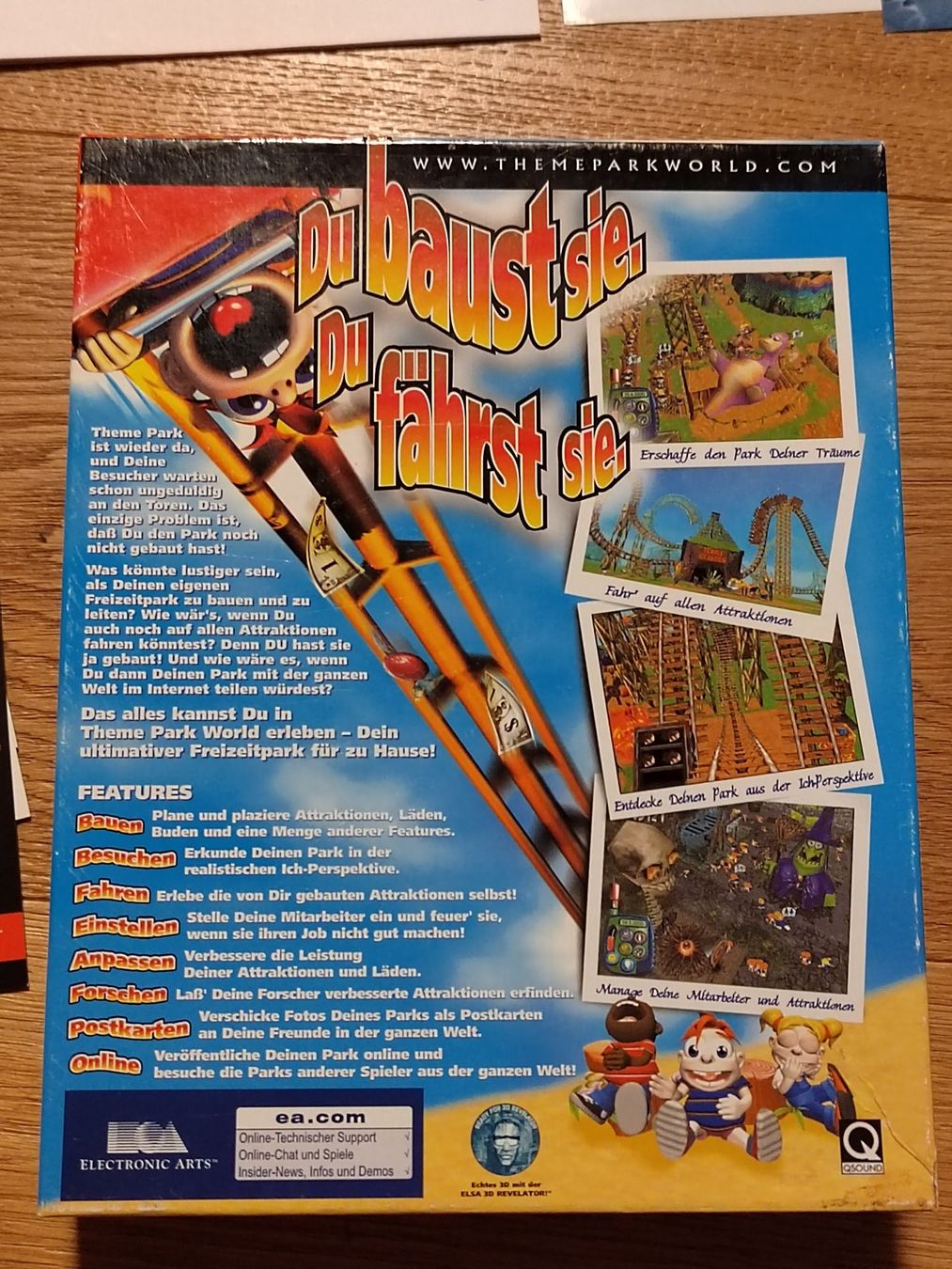 Spiele: Theme Park World PC DE Big box 1999 – Gebraucht aus Fribourg von Nooky 1