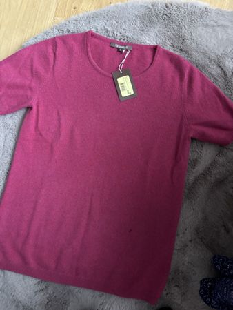 Cashmere Pulli, Pink, Grösse S, Kurzarm - Kuschelig!