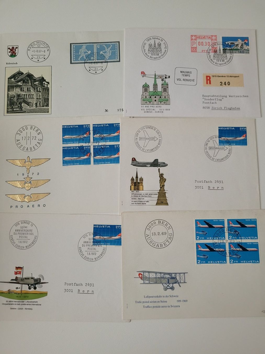 Alle Briefmarken: Belege Schweiz 8 – Gebraucht aus Inwil von Flower2325