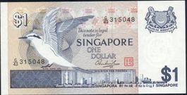 Singapur 1 Dollar 1976 P-9 UNC