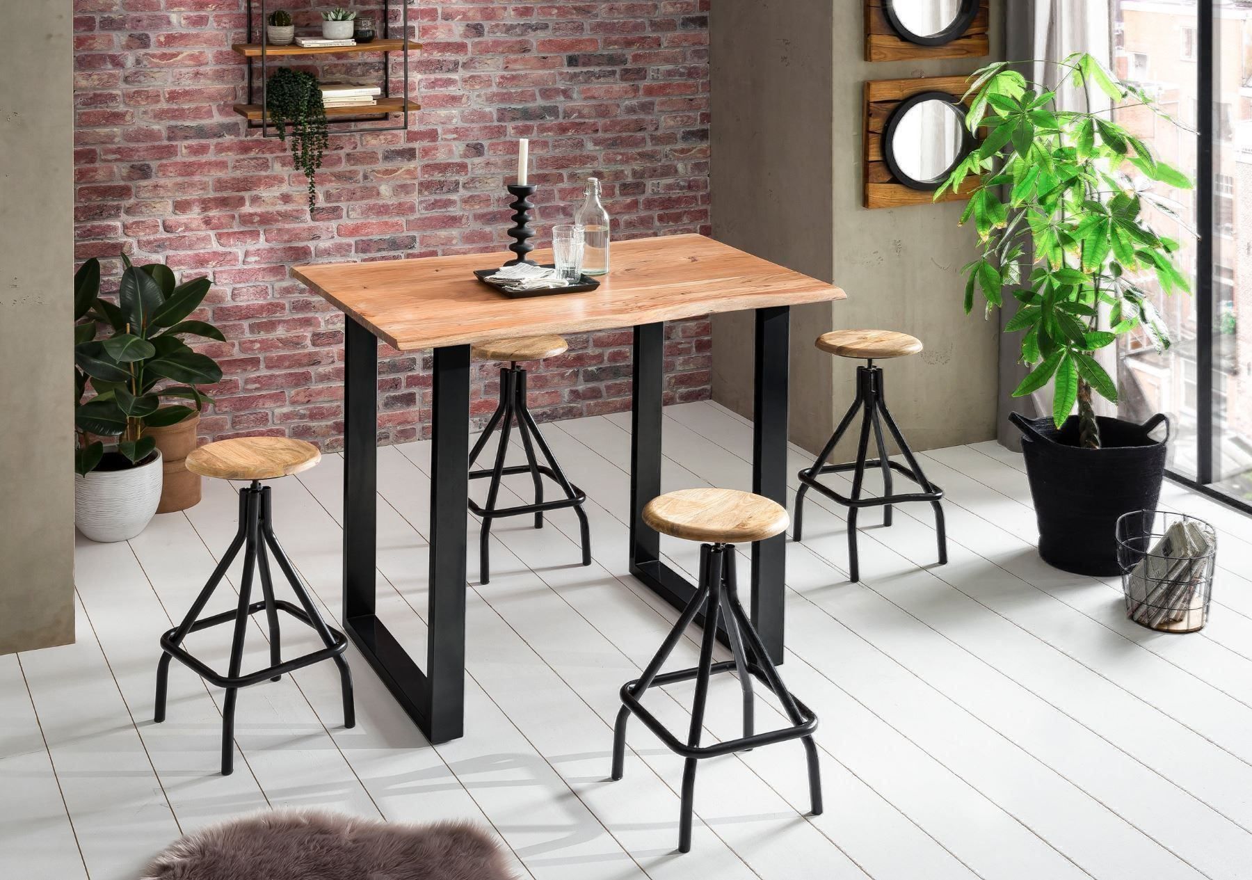 Sedie: Barhocker THIS THAT Eisen Holz – Nuovo e nell'imballaggio originale da Unterentfelden venduto da moebelrufli 4