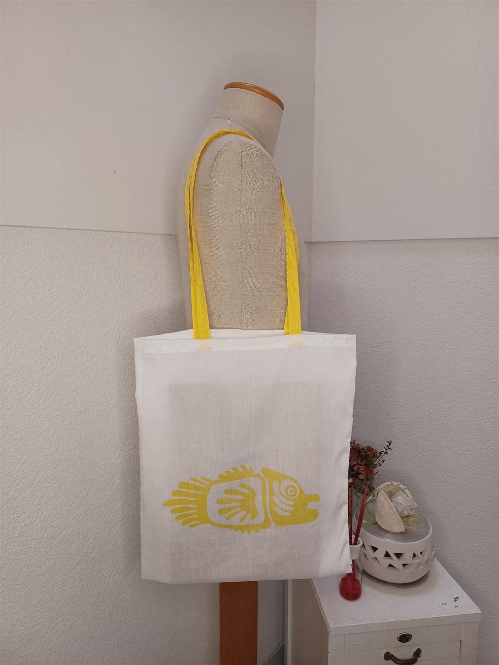 Borse: Shopper AZTEC SERIE " YELLOW FISH " – Nuovo e nell'imballaggio originale da Turbenthal venduto da enjak 4