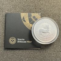 1 Unze Silber Südafrika 2017 Krügerrand mit Zertifikat