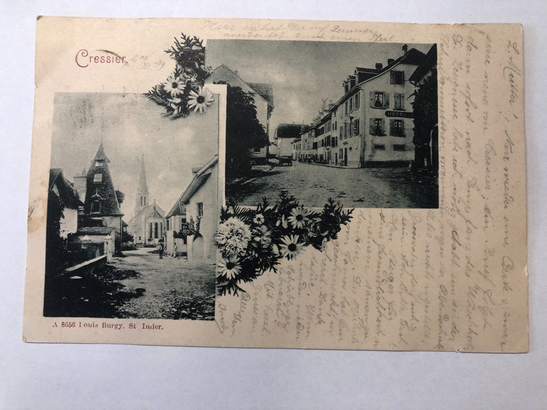 Cartes postales: Cressier 1899  Hotel ? – D'occasion à Pfäffikon ZH par Waltoversand