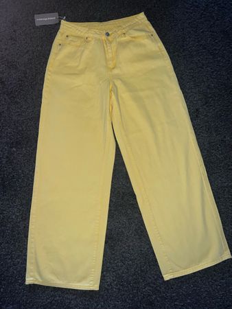 Missguided Jeans Gelb Grösse 27 neu mit Etikett
