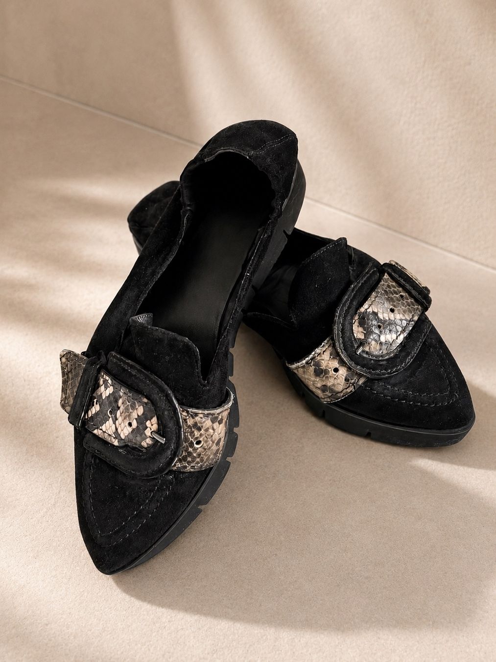 Kennel + Schmenger Damenschuhe: Kennel & Schmenger Slipper 39.5 schwarz Python 🖤🐍 – Gebraucht aus Hägendorf von Gattonella