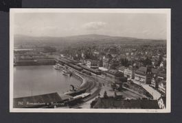 Romanshorn   Bahnhof  TG   :   alte Ansichtskarte von 1931