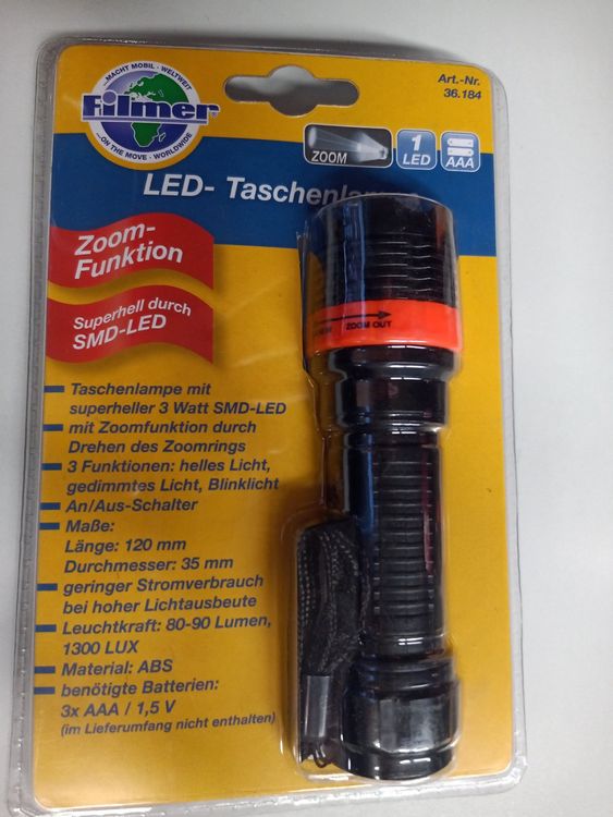 G4 / Taschenlampe mit Akku / 800 Lumen