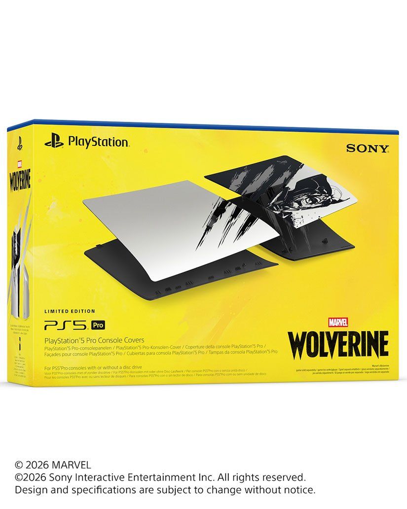 Sony Custodie protettive: PlayStation5 Pro Console Covers-Marvels Wolverine Adamantium – Nuovo e nell'imballaggio originale da Langnau i.E. venduto da Little_JoeY