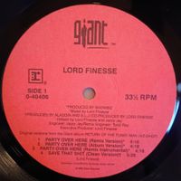 Lord Finesse – Party Over Here12" EU-REISSUE NM