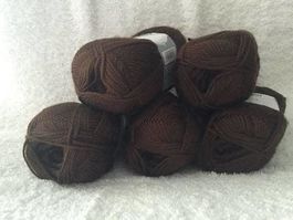 Lisa Premium gründl wolle 23 Schokolade  50g~133m NS 3-4