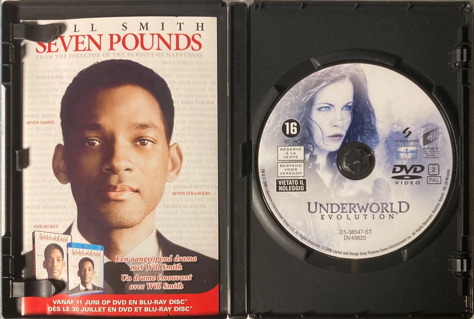 Tutti i DVDs: KATE BECKINSALE / SCOTT SPEEDMAN - UNDERWORLD EVOLUTION – Usato da Poliez-Pittet venduto da Newtown-Records 2