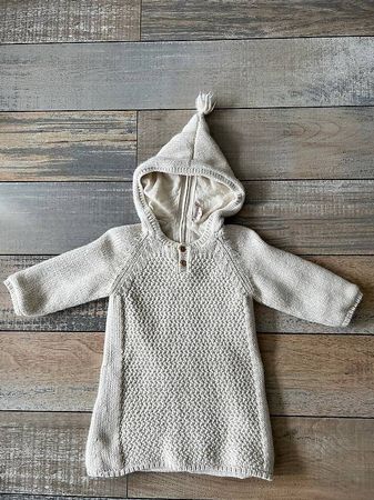 Burnou Bonpoint Gr 2 J wie neu 100 % Alpaga