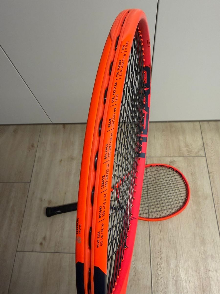 Head Racchette: 2x Head Tennis Schläger – Usato da Humlikon venduto da Markenmaus 1