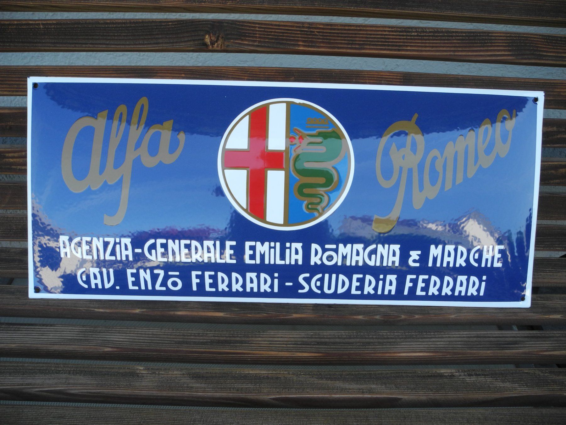 Alfa Romeo Schilder: ALFA ROMEO EMAILSCHILD – Neu (gemäss Beschreibung) aus Reinach AG von Huckleberrysix 5
