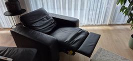 Kunstleder Sessel elektrisch ausfahrbar
