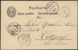AG Staufen - Zwergstempel - Lenzburg - Karte - nach Lotzwil