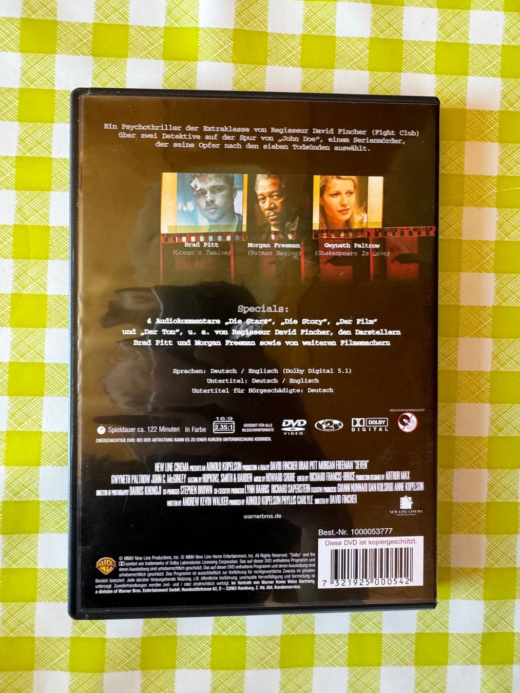Tutti i DVDs: Sieben - DVD – Usato da Giswil venduto da michivonah 1