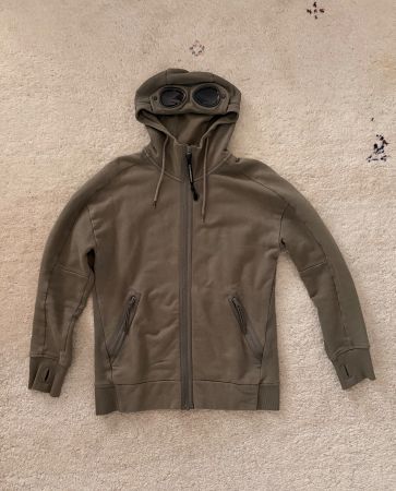 Zip CP Company Vert Kaki