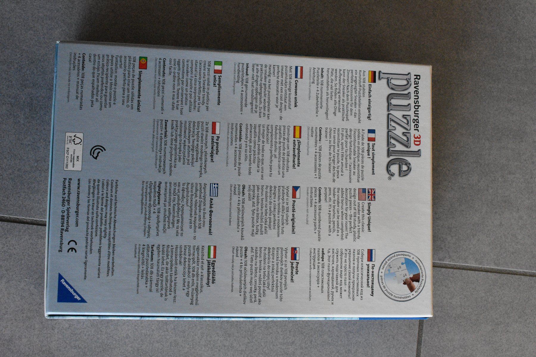 Ravensburger Puzzle: Puzzle -  Stifthaltung -  Schuh – Usato da Winterthur venduto da seh_9dhc 1