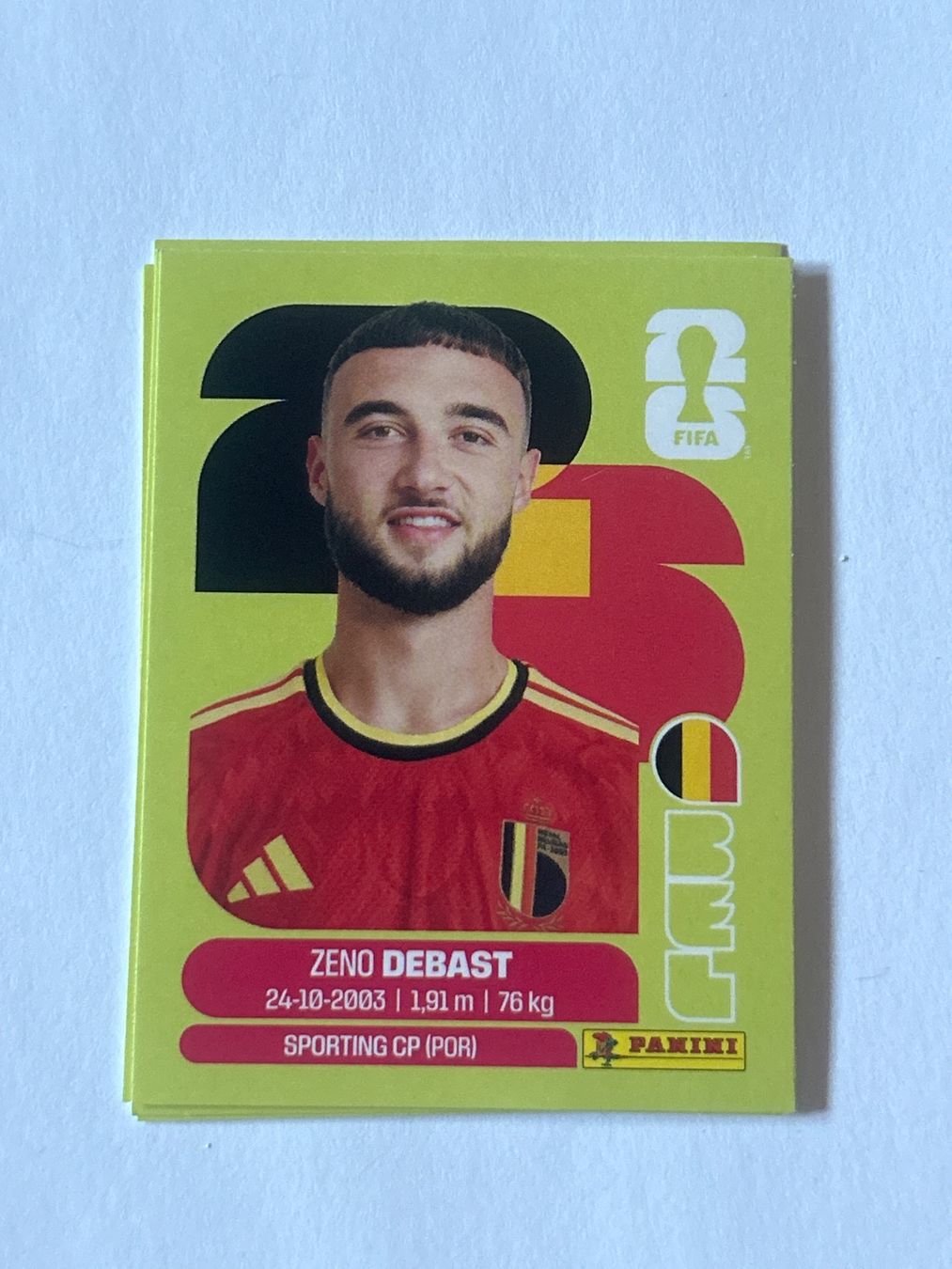 Panini Carte collezionabili: Panini WM 2026 Sticker - Debast BEL 5 – Nuovo (secondo la descrizione) da Troistorrents venduto da sim_d75d