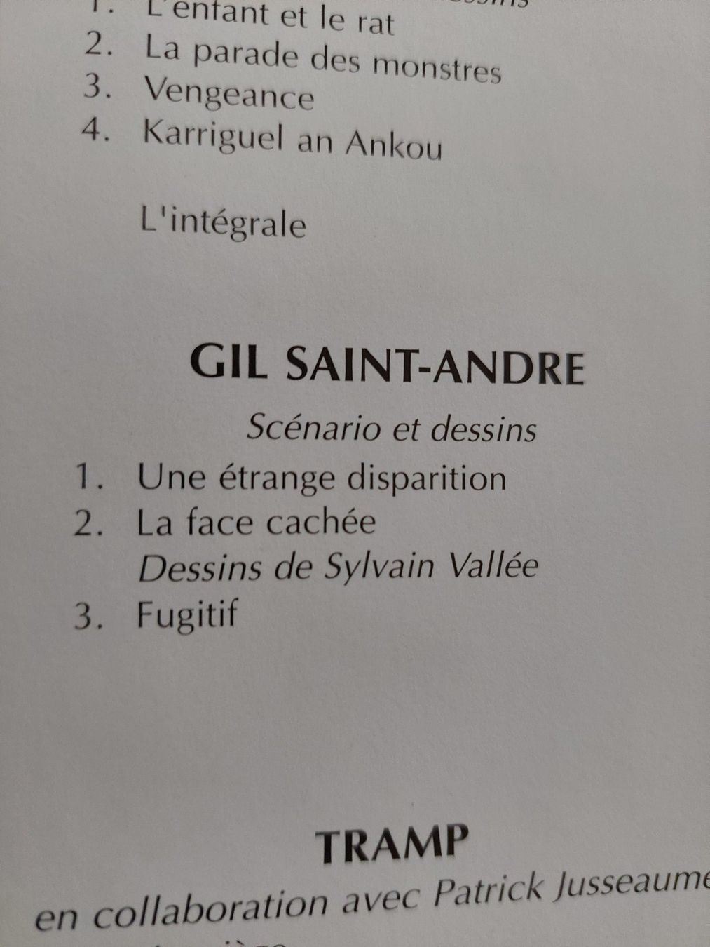 Comics: Gil St. André T.3 Fugitif Ed. 2000 B.E. + – Gebraucht aus Genève von Blu_BD 3