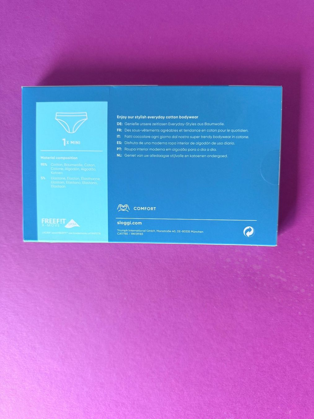 Sloggi Altra biancheria intima: SLOGGI 100, Slip Mini, Grösse 44, Farbe Dunkelblau – Nuovo e nell'imballaggio originale da Rudolfstetten venduto da gst_g7xl 2