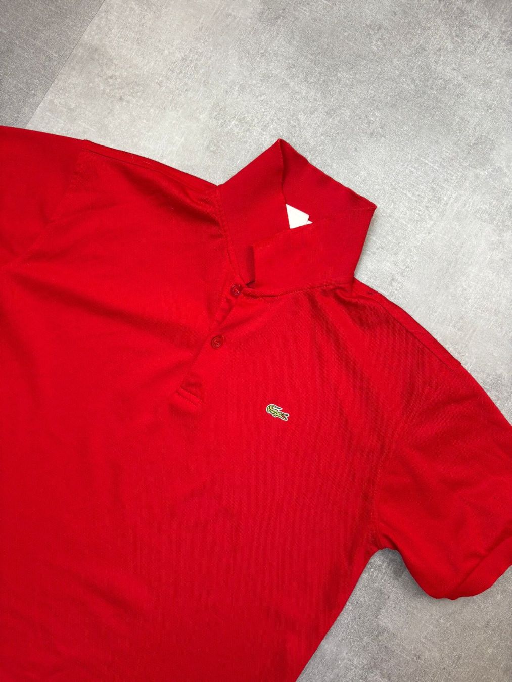 Lacoste Magliette Polo: Lacoste Polo-Shirt Rot - Grösse M – Nuovo (secondo la descrizione) da Werdenberg venduto da hase.vintage 1