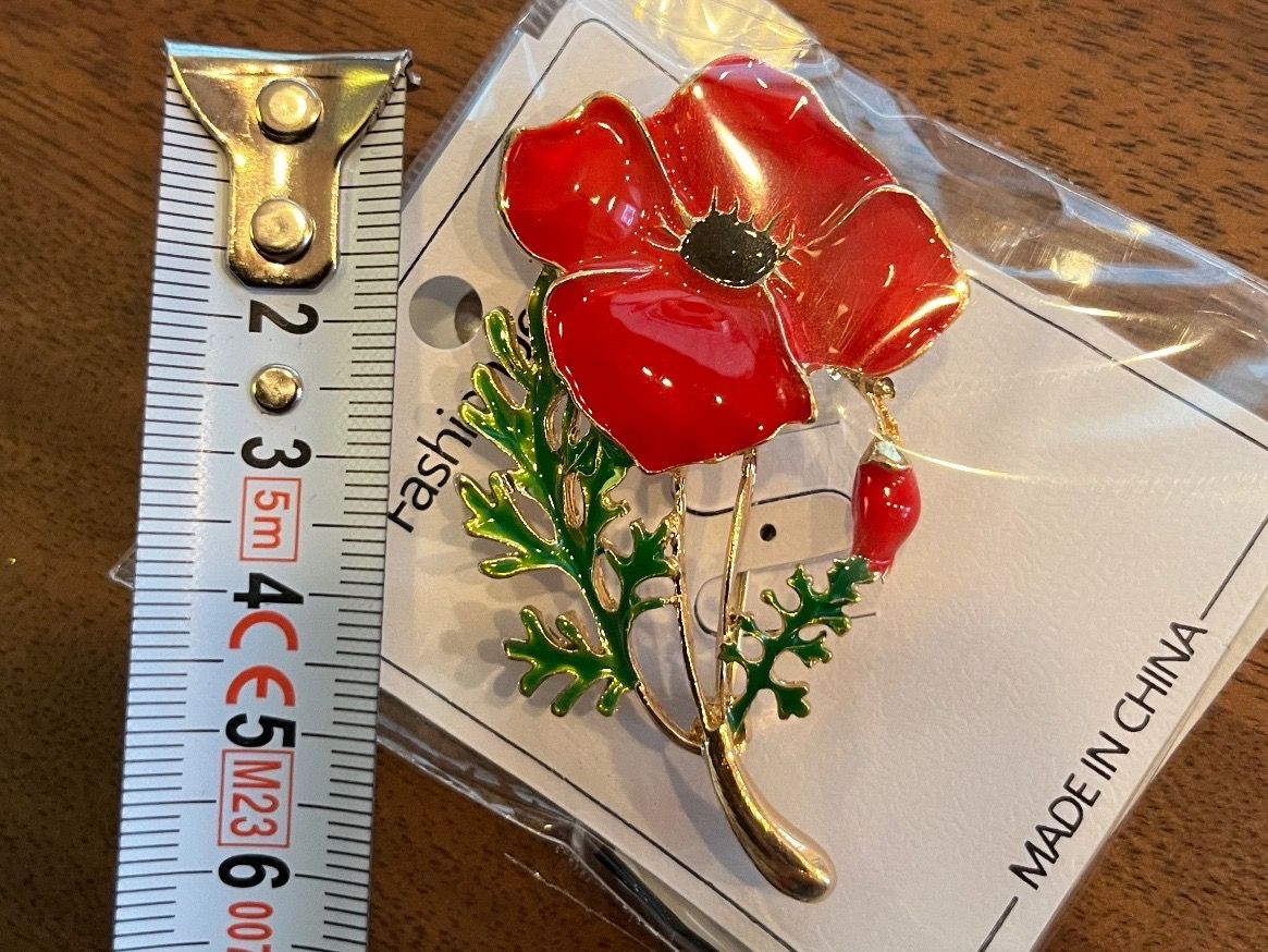 Spille & Fermagli: Mohnblumen Brosche – Nuovo e nell'imballaggio originale da Gams venduto da Mariawicca 4