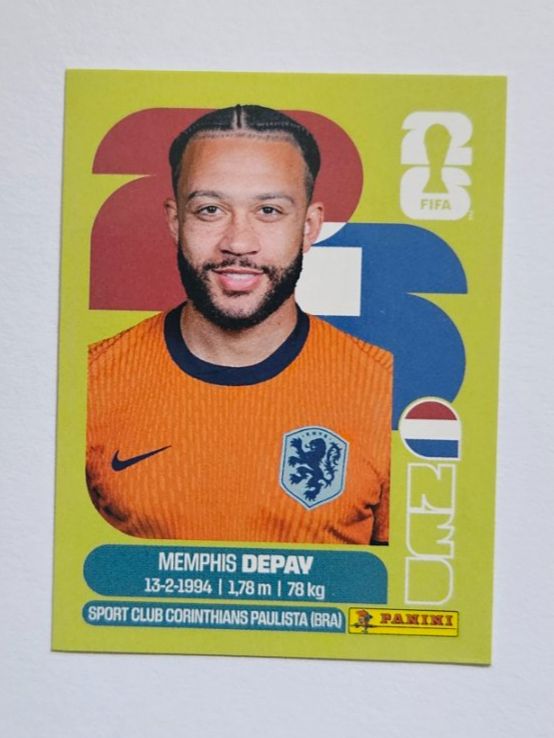 Panini Sammelbilder & Trading cards: Panini 2026 Memphis Depay NED 17 – Neu (gemäss Beschreibung) aus Malans GR von Ovi83