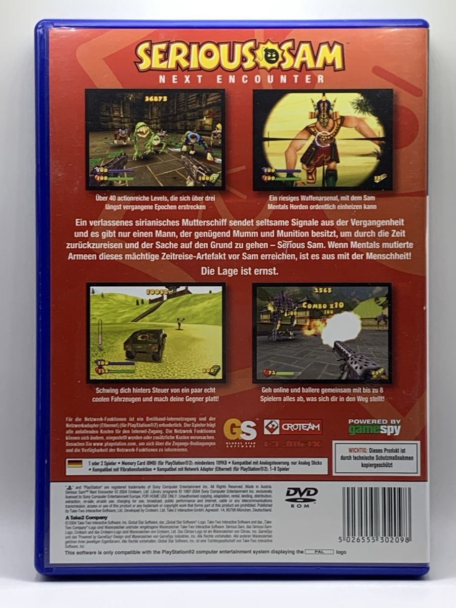 Sony Giochi: Serious Sam - Next Encounter - PS2 - DE – Usato da Ostermundigen venduto da RG-Collector 1