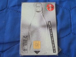 Telefonkarte Coca-Cola Telefonica gebraucht 2 Stück