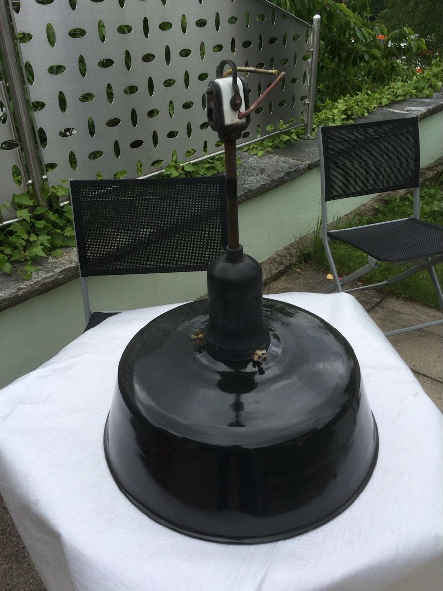 Lampadari & plafoniere: Industrie Lampen emaillierten  – Usato da Läufelfingen venduto da uk54 1