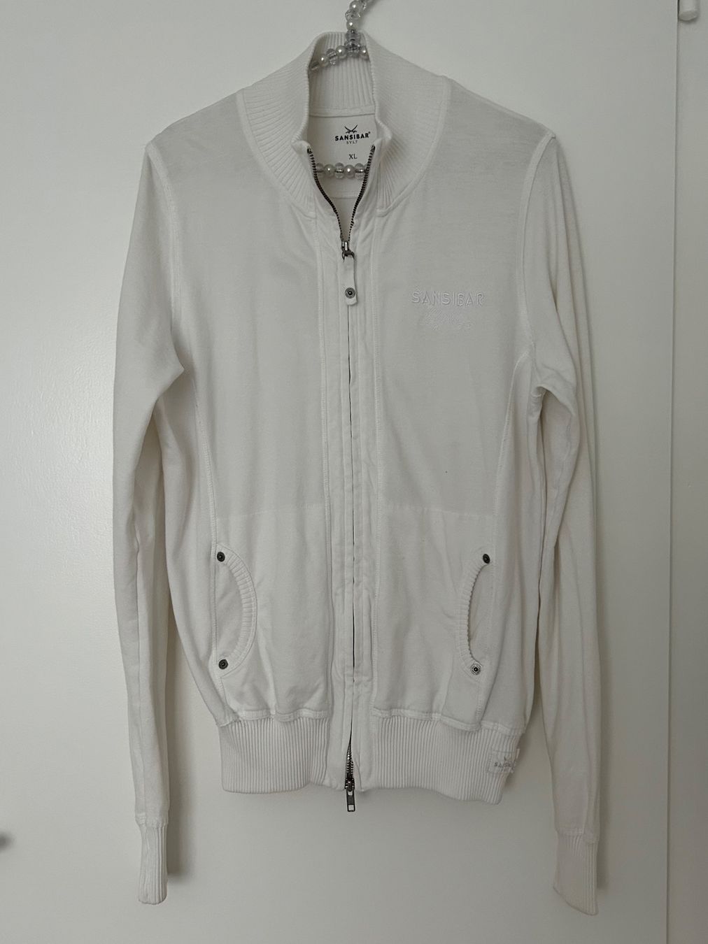 Giacche: Sansibar Sylt Sweatjacke weiss Gr. S – Usato da Horn venduto da Resvi