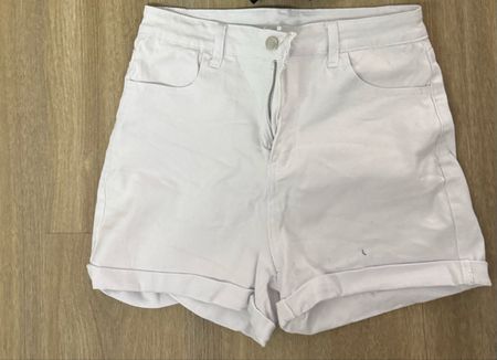 Weisse jeans shorts