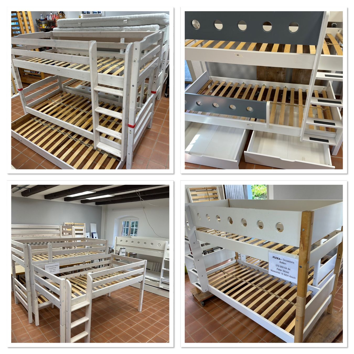 Flexa Betten: Flexa White Hochbett Bauteile – Gebraucht aus Wettswil von Pwettswil 3