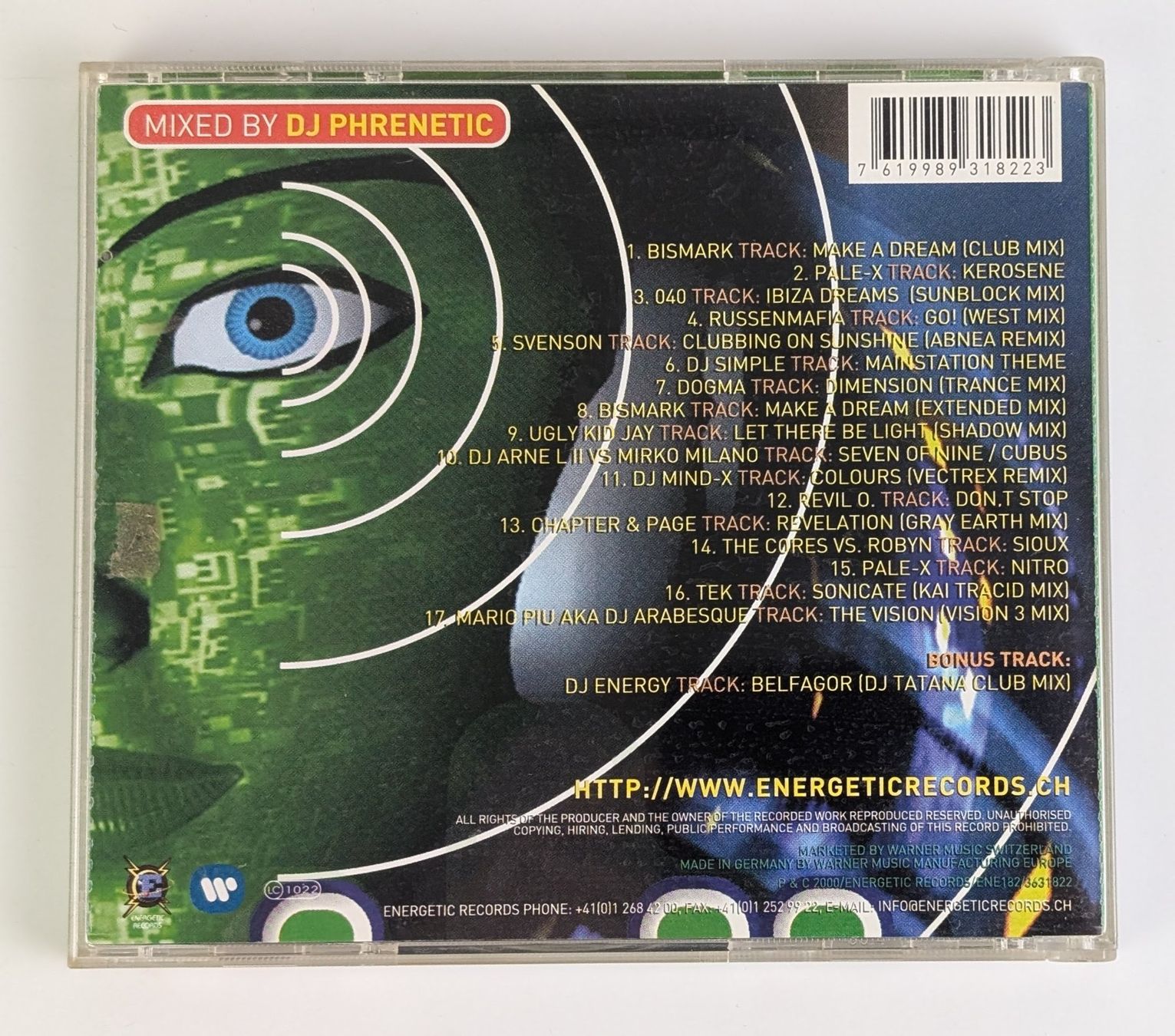 Cubik 2000 - DJ Phrenetic (CD) Trance Techno Compilation (Gebraucht) in ...
