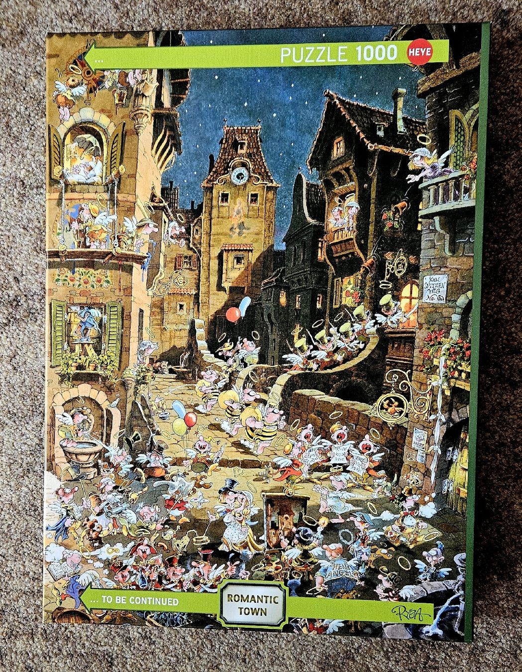 Heye Puzzles: Heye Puzzle 'Romantic Town By Night', Michael Ryba – Neuf (Voir description) à Teufen AR par patchouli13