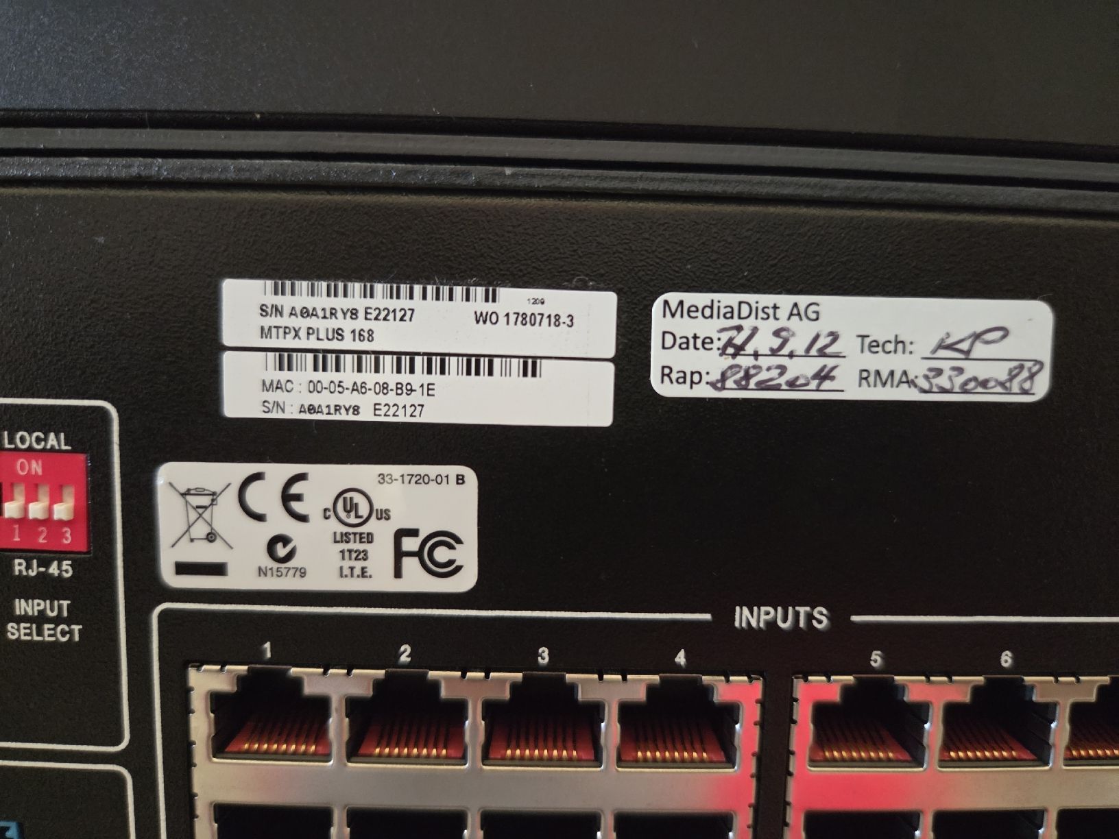 Heimkino: Extron MAV Plus MTP Plus Crosspoint 300 Matrix Switcher – Gebraucht aus Oberhasli von General-Dealer 8
